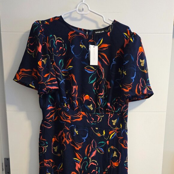 SUGAR LIPS ABSTRACT DRESS NWT - Picture 1 of 3
